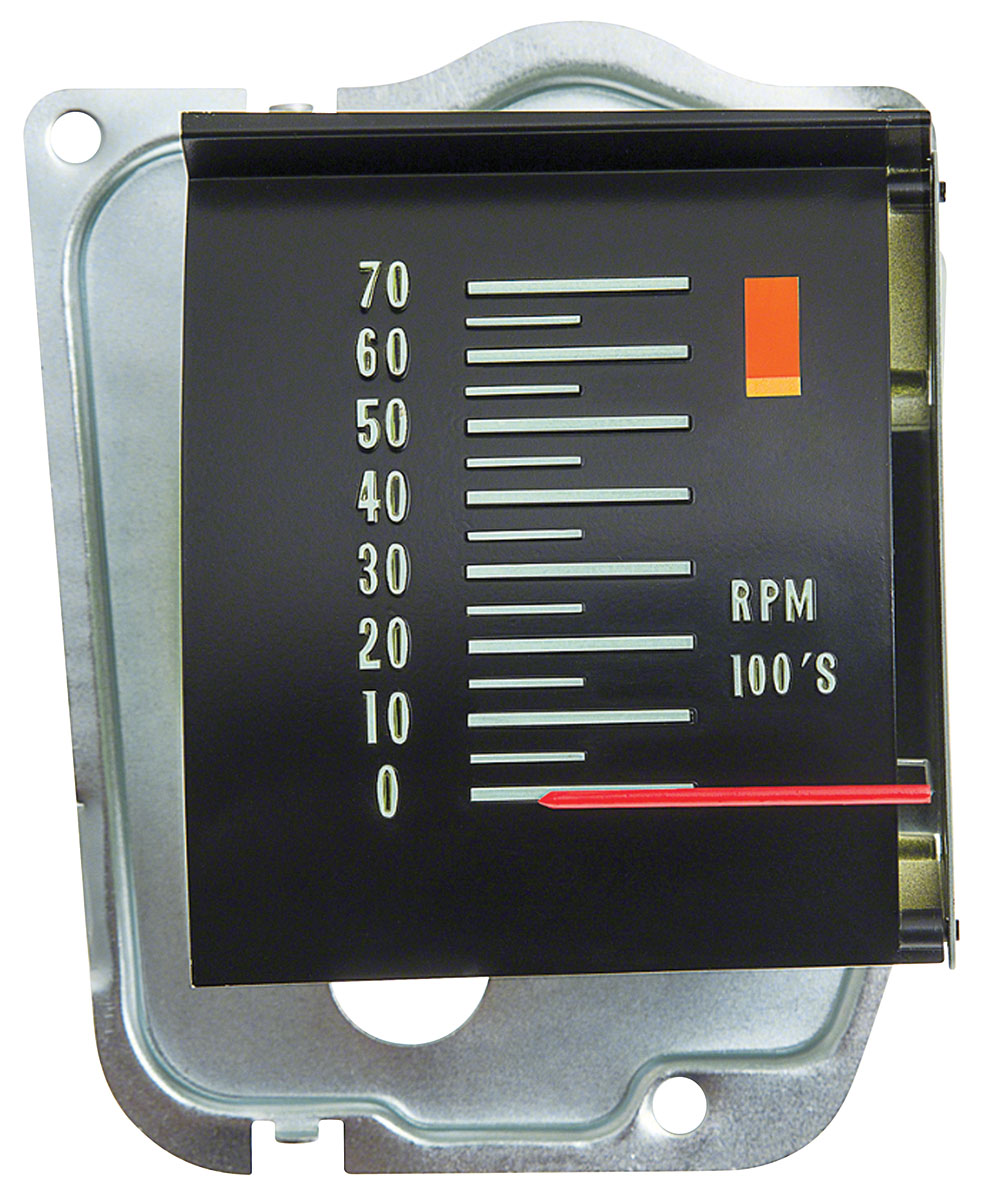 Tachometer, In Dash, 1968 Chevelle/El Camino, 5500 Redline, Roller