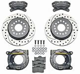 Disc Brake Set, Rear, Wilwood Dynalite-MC4, GM 12 Bolt w/C-Clip Eliminators