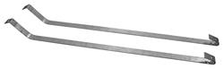 Mounting Straps, Fuel Tank, 1968-72 A-Body/1969-70 Grand Prix, Black Zinc, Pair