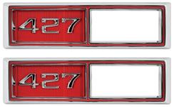Bezel, Front Marker, 427, 1968 Chevelle/El Camino, Custom Red