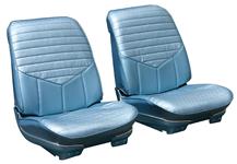 Seat Upholstery, 1970 Cutlass S, Coupe Rear LEG