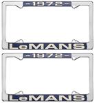 License Plate Frame, 1972 LeMans