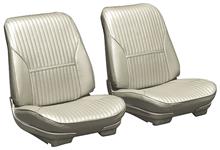 Seat Upholstery, 1969 Cutlass Supreme Coupe Rear, DI