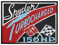 Decal, Air Cleaner, 1962-64 Corvair Monza Spyder, Turbo-Air