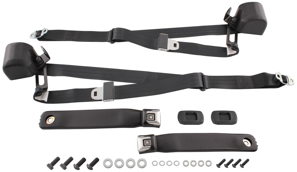 Morris Classic Concepts Seat Belts, 3Point Front, 196669 Corvair