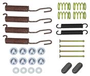 Hardware Set, Drum Brake, 1961-62 Forward Control, Front