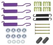 Hardware Set, Drum Brake, 1961-62 Forward Control, Rear