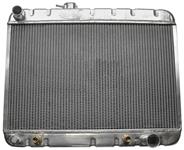 Radiator, Aluminum, Cold-Case, 1966-67 GTO, Non-A/C, AT, 1" Cores