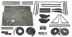 Seal Kit, 1968 GTO/Lemans/Tempest Stage II, Convertible, Repro Felts