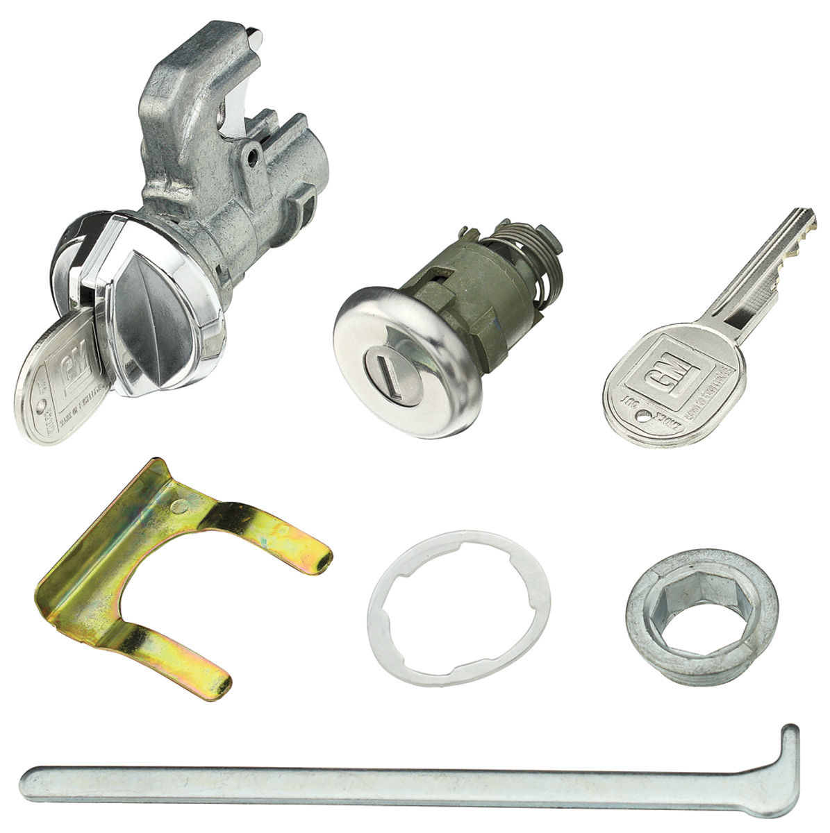 Lock Set, Glove Box/Trunk, 196465 GTO & 1965/67 Buick, Original Keys