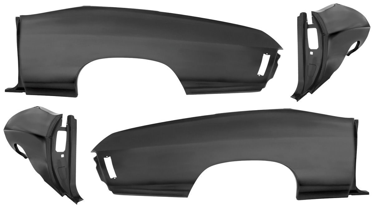 RESTOPARTS Quarter Panel, Complete, 197072 Chevelle, Convertible