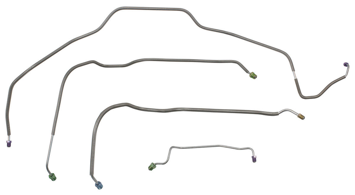 Fine Lines Brake Line, Front, 196972 Chevelle/El Camino, Power Drum