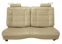 Seat Upholstery, Cloth, 1978-80 El Camino, Front Split Bench, Horizontal Pleats