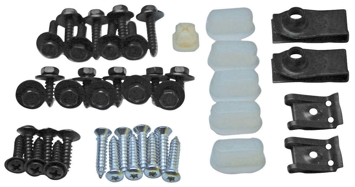 Hardware, Header Panel, 198081 El Camino/Malibu, 36pc Kit