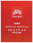 Body Service Manual, Fisher Body, 1983 GM, Part A