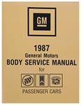Body Service Manual, Fisher Body, 1987 GM