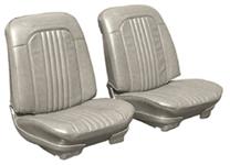 Seat Upholstery Kit, 1971-72 Chevelle, Front Buckets/Coupe Rear, Leatherette