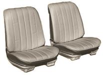 Seat Upholstery Kit, 1966 CH, Front Split Bench/Convertible Rear, Leatherette