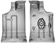 Trunk Pan, Side Sections, 1964-67 Chevelle, Left & Right, Pair