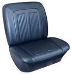 Seat Upholstery, 1964 Grand Prix/Parisienne, Coupe Rear w/ Armrest