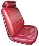 Seat Upholstery Kit, 1969 Parisienne, Front Buckets/Coupe Rear