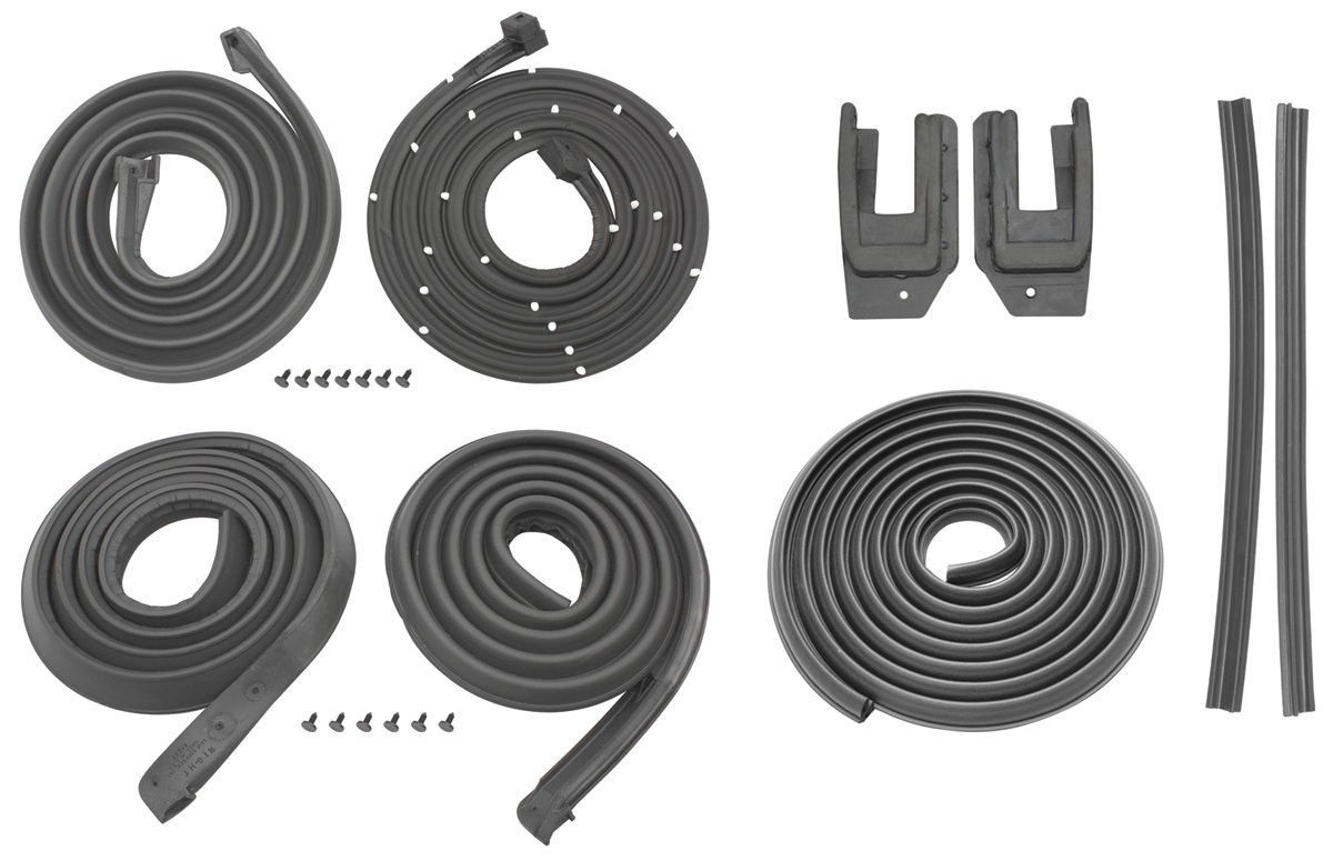 Seal Kit, 1968 Grand Prix Stage I, Coupe, 4 3/4" Door Jamb Seals