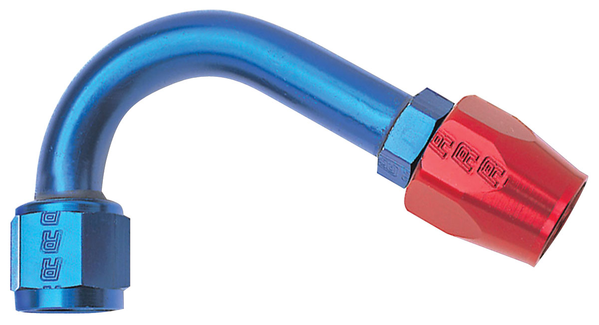 Hose End, Full Flow, Russell, 8AN, 120 Bend