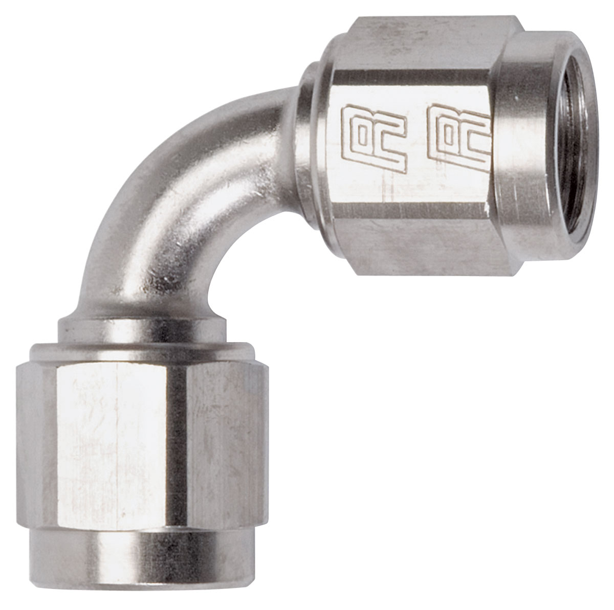Adapter, Swivel Connector, Russell, 8AN Female, 90 Degree