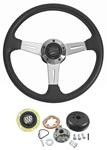 Steering Wheel Kit, Grant Elite GT, 1969-72 Sky/1969-76 Riv, w/o Tilt, Black