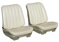 Seat Upholstery Kit, 1966 Sky, GS Front Split Bench w/o Armrest/Conv Rear LEG