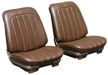 Seat Upholstery Kit, 1970 Skylark, Custom/GS FT Split Bench w/ Arm/HT Rear LEG