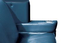 Armrest Panel Covers, 1965-67 A-Body, Coupe 2pc Rear LEG