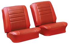 Seat Upholstery, 1965 Chevelle, Convertible Rear LEG