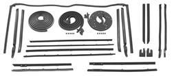 Seal Kit, 1966-67 Skylark GS, Stage I, Conv, Repro Felts w/Special Moldings