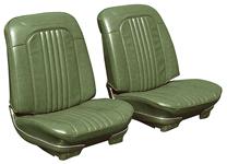 Seat Upholstery, 1971-72 Chevelle, 4-door Sedan Rear DI
