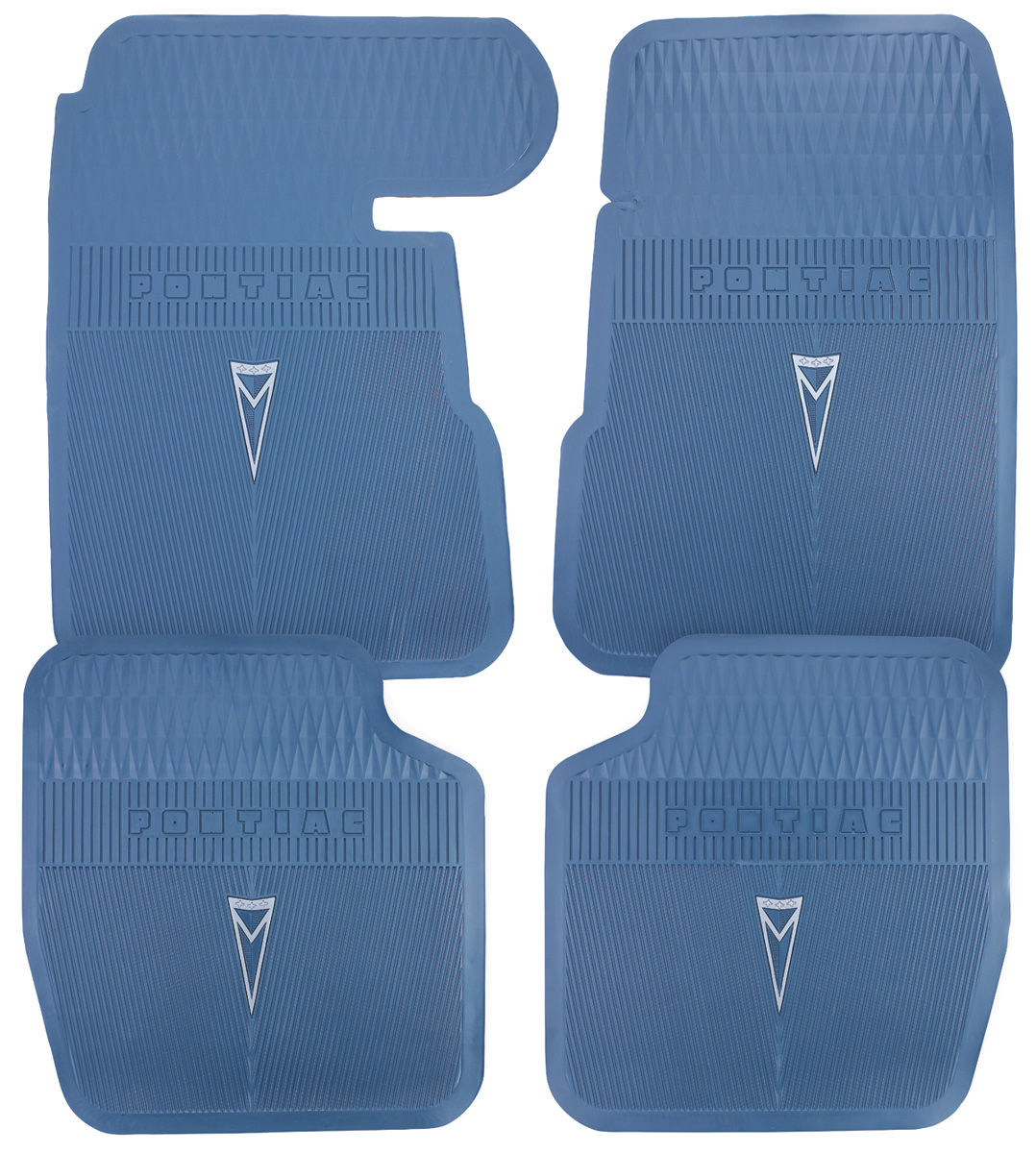 Floor Mats, Rubber 1961-63 Bonneville & Catalina & 1962-63 Grand