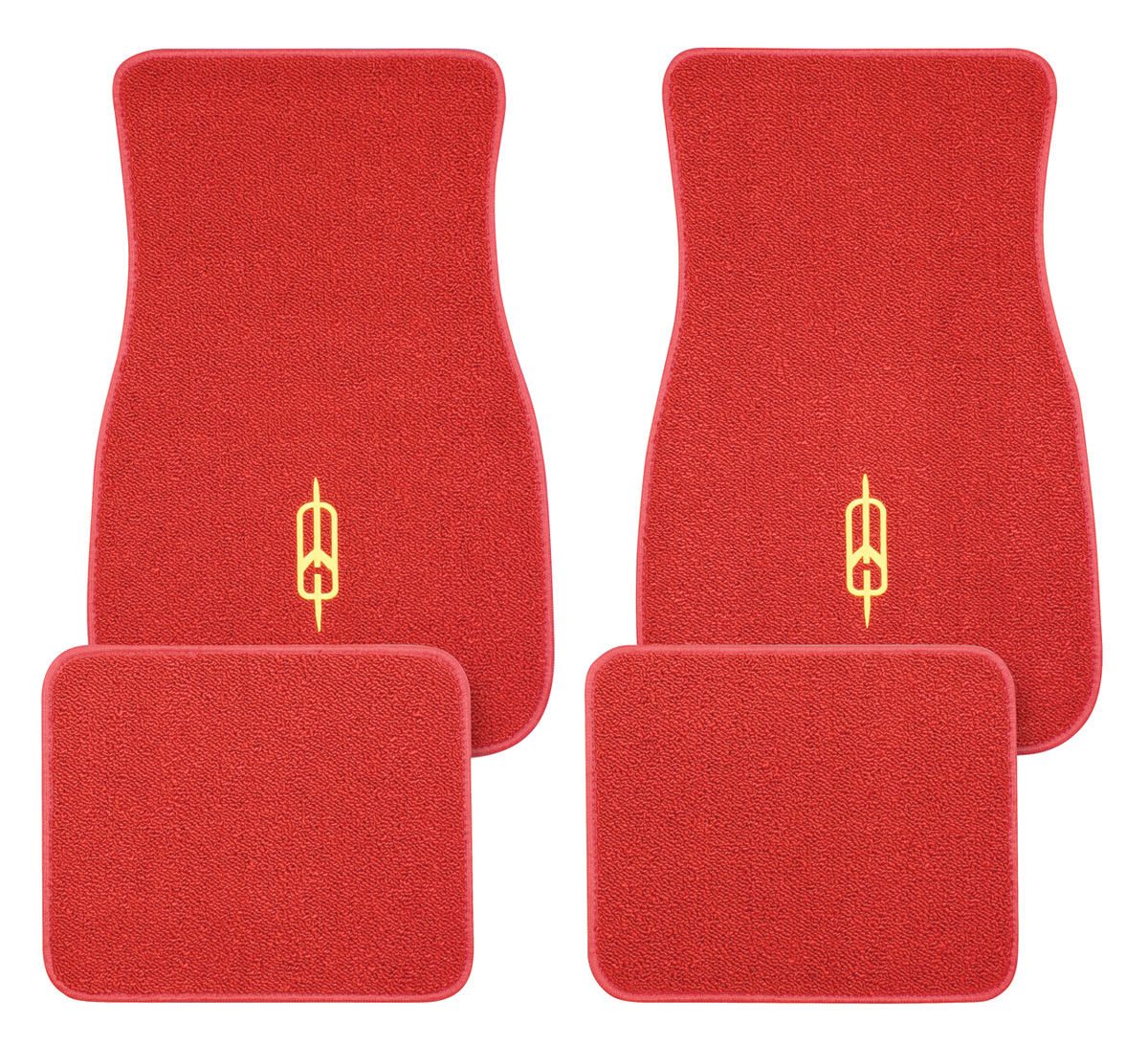 Lloyd Mats Velourtex Black Front Floor Mats For Plymouth Fury 1957-1968