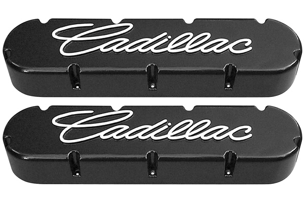 Speedmaster Chrome Short Valve Covers For Cadillac 368 425 500 Big Block 1968-84