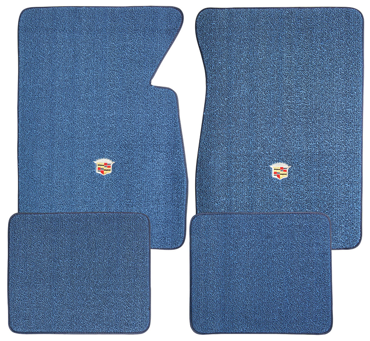 ACC - Cadillac Crest Logo Raylon Floor Mats @ OPGI.com