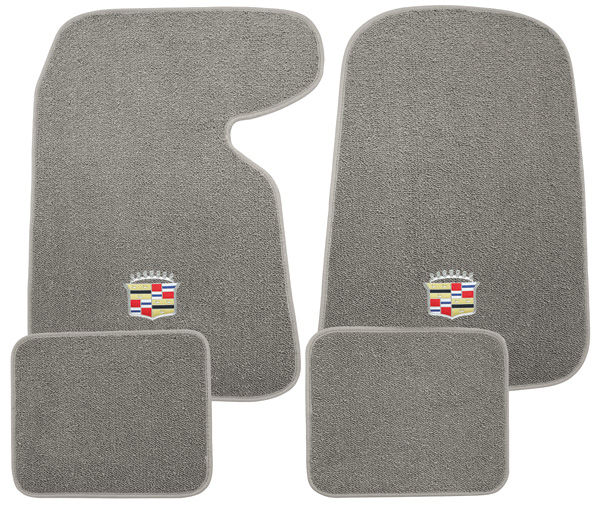 ACC - Cadillac Crest Logo Raylon Floor Mats @ OPGI.com