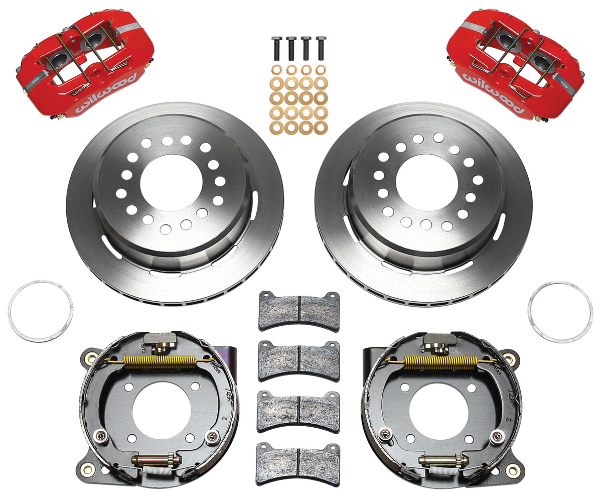 Disc Brake Set, Wilwood Dynapro Low-Profile, Rear, 1964-70 BOP