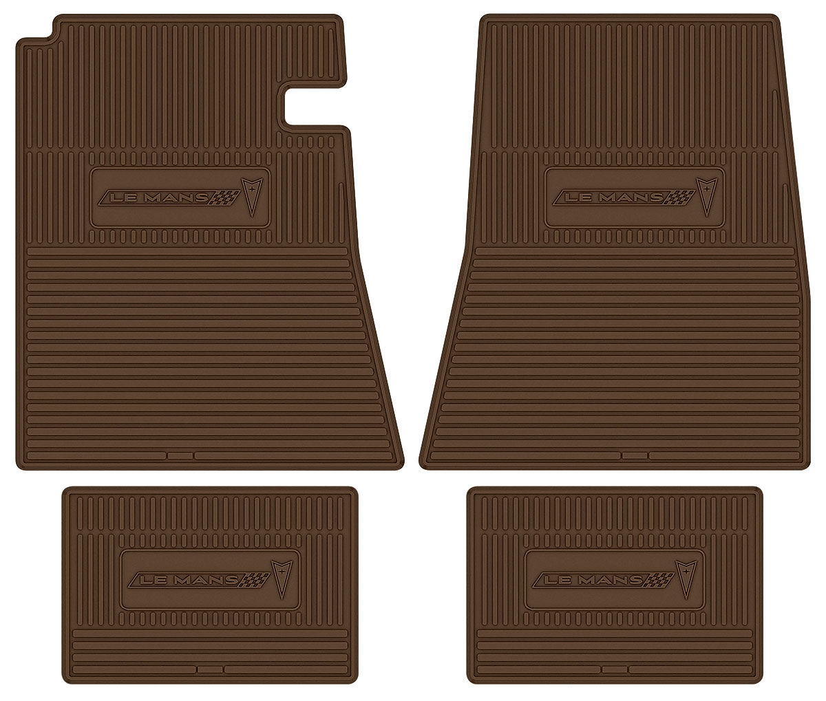 Legendary Auto Interiors - Floor Mats, Rubber, 1964 Pontiac