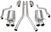 Exhaust System, Corsa, Sport, Cat-Back, 2.5" Dual Rear Exit, Twin 3.5" Tips
