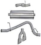 Exhaust System, Corsa, Sport, Cat-Back, 3" Single Side Exit, Twin 4" Tip