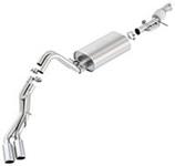 Exhaust, Borla Cat-Back, 2015-20 Escalade 6.2L, 3" In/2.25" Dual Out/4" Angled Tips, Touring
