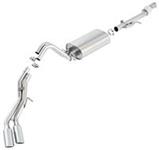 Exhaust, Borla Cat-Back, 2015-20 ESV 6.2L, 3" In/2.25" Dual Out/4" Angled Tips, Touring