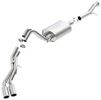 Photo of Exhaust, Borla Cat-Back, 2015-20 Escalade, 2.25" In/4" Angled Tips, S-Type