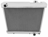 Radiator, Alum. Amer. Eagle, 61-66 Pontiac, 65-66 Cutlass, Truck, 2Row, 25.25" W