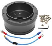 Steering Wheel Install Kit, GT Performance, GT9, Black, 69-88 GM Cars