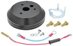 Steering Wheel Install Kit, GT Performance, GT3, Black, 59-68 GM Cars